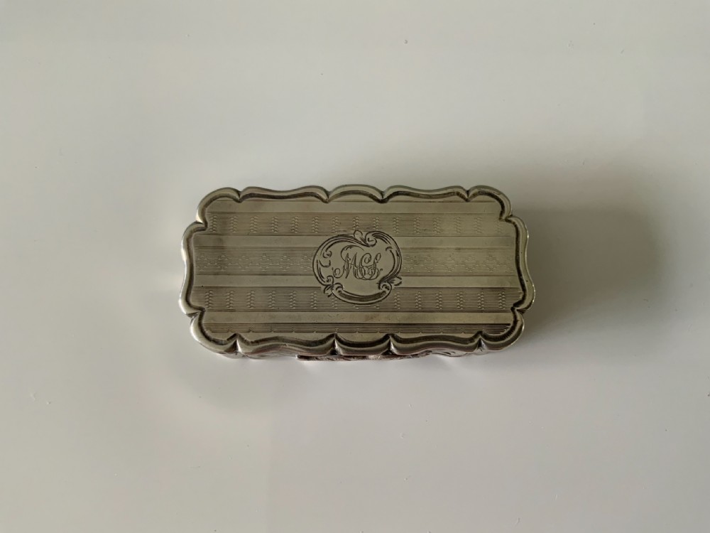 Silver vinaigrette 1847