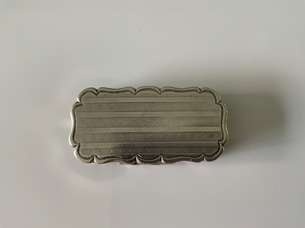 Silver vinaigrette 1847 View II