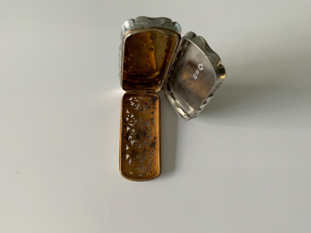 Silver vinaigrette 1847 View VI