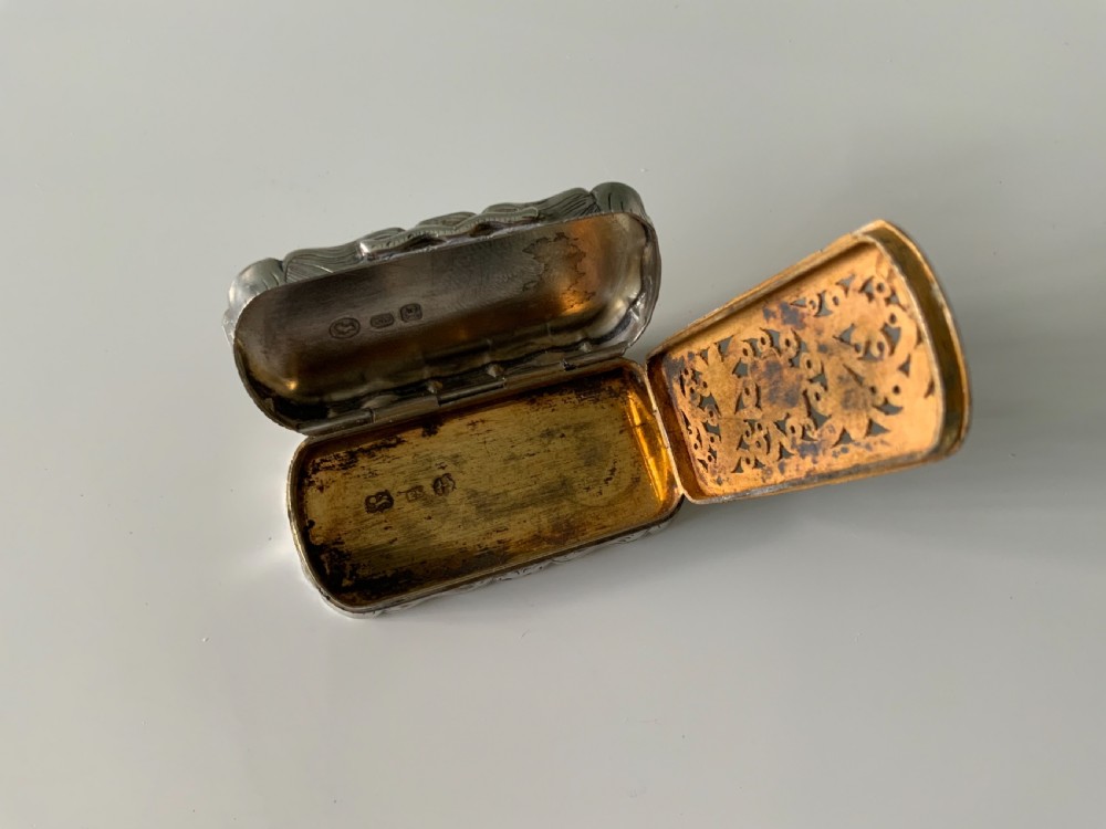 Silver vinaigrette 1847 View VII