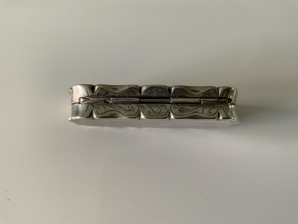 Silver vinaigrette 1847 View VIII