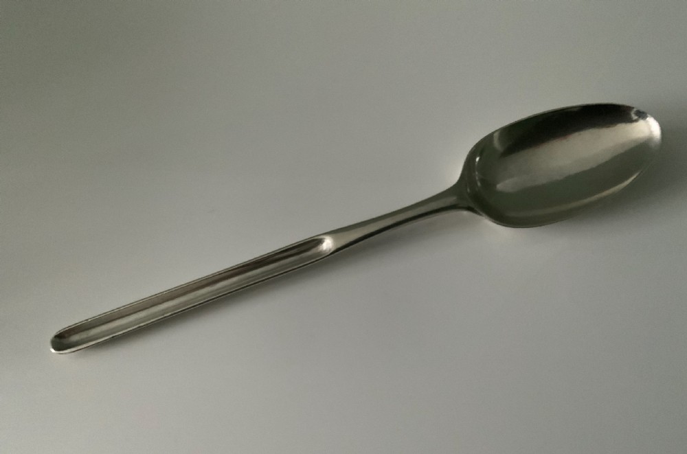 Georgian silver marrow spoon