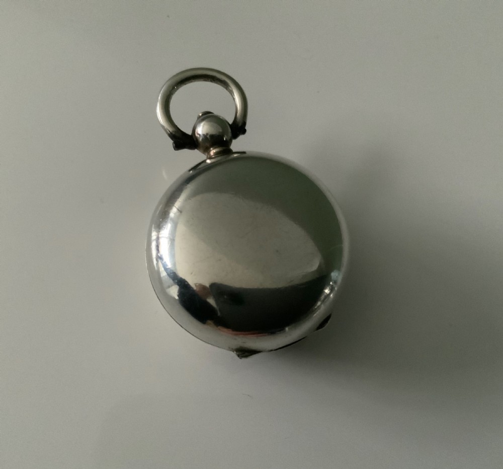 Victorian silver sovereign case