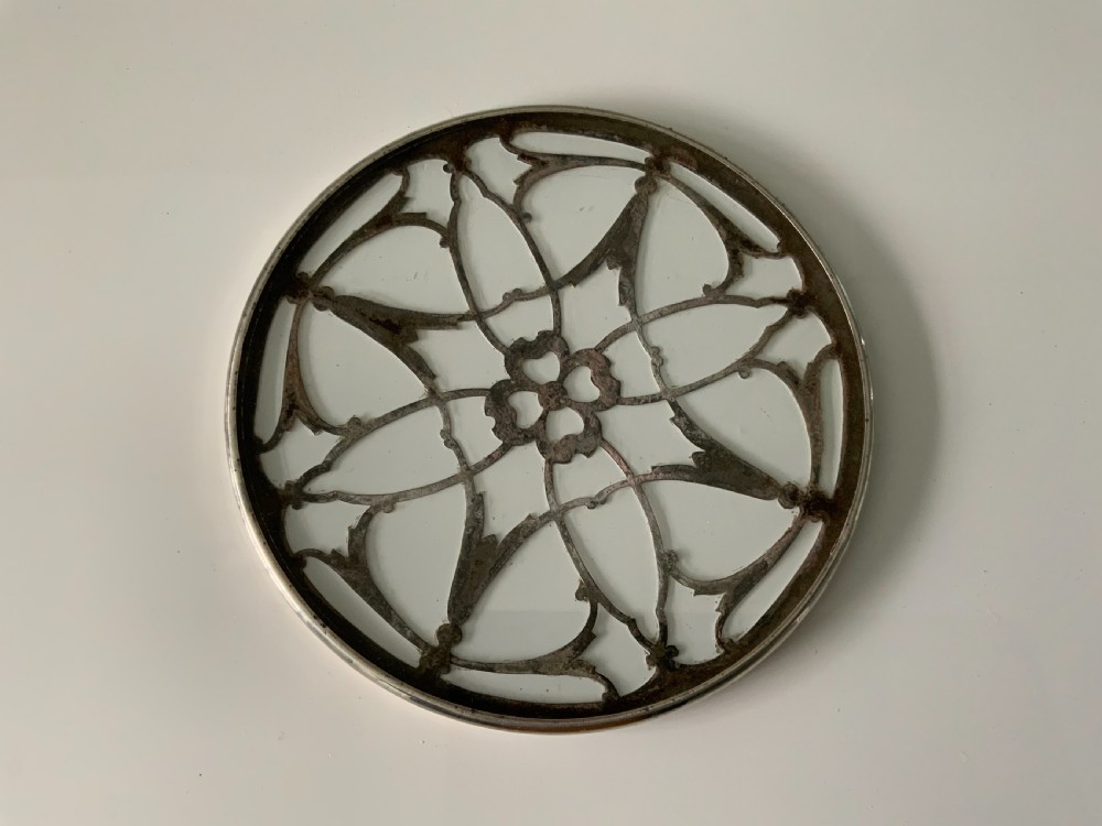 Silver trivet teapot stand View III