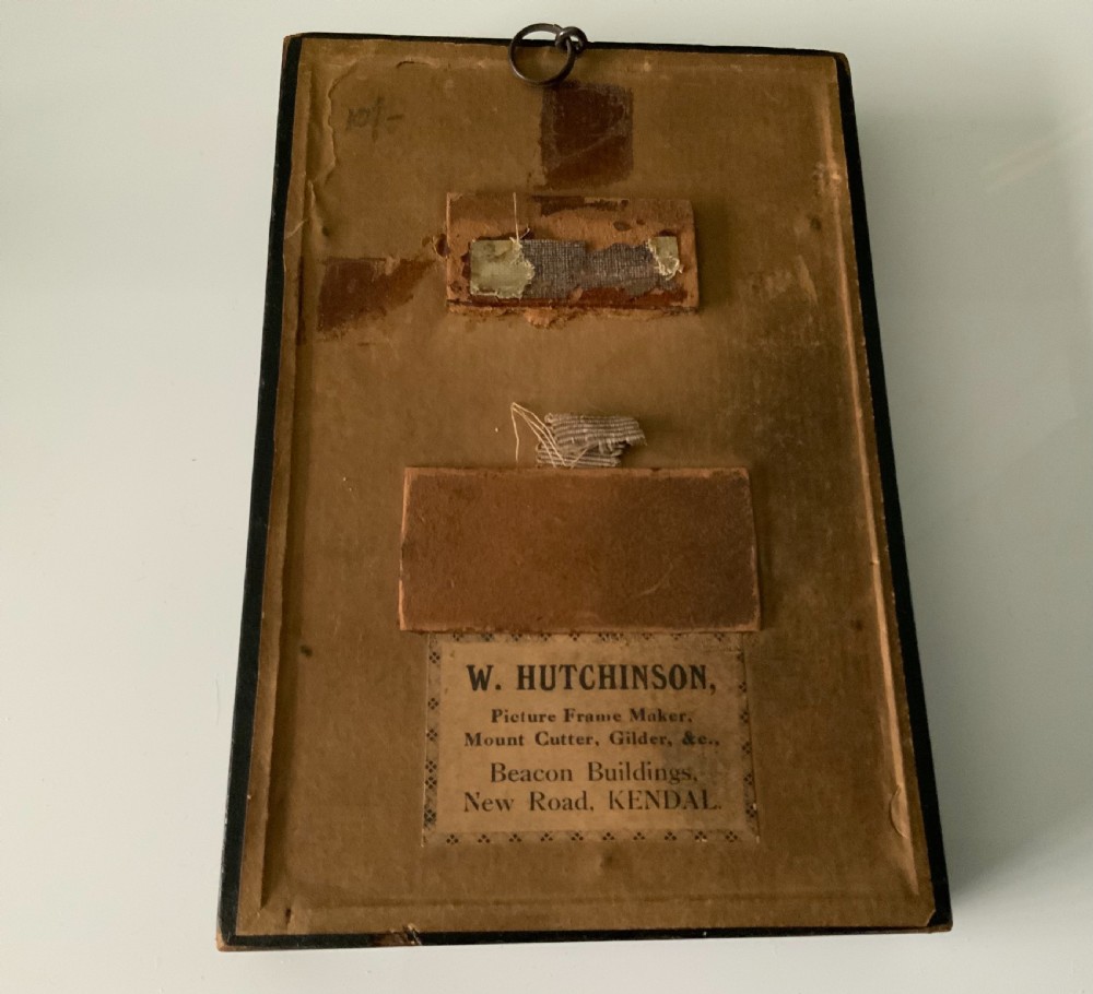 Rare Victorian crepe paper picture View II