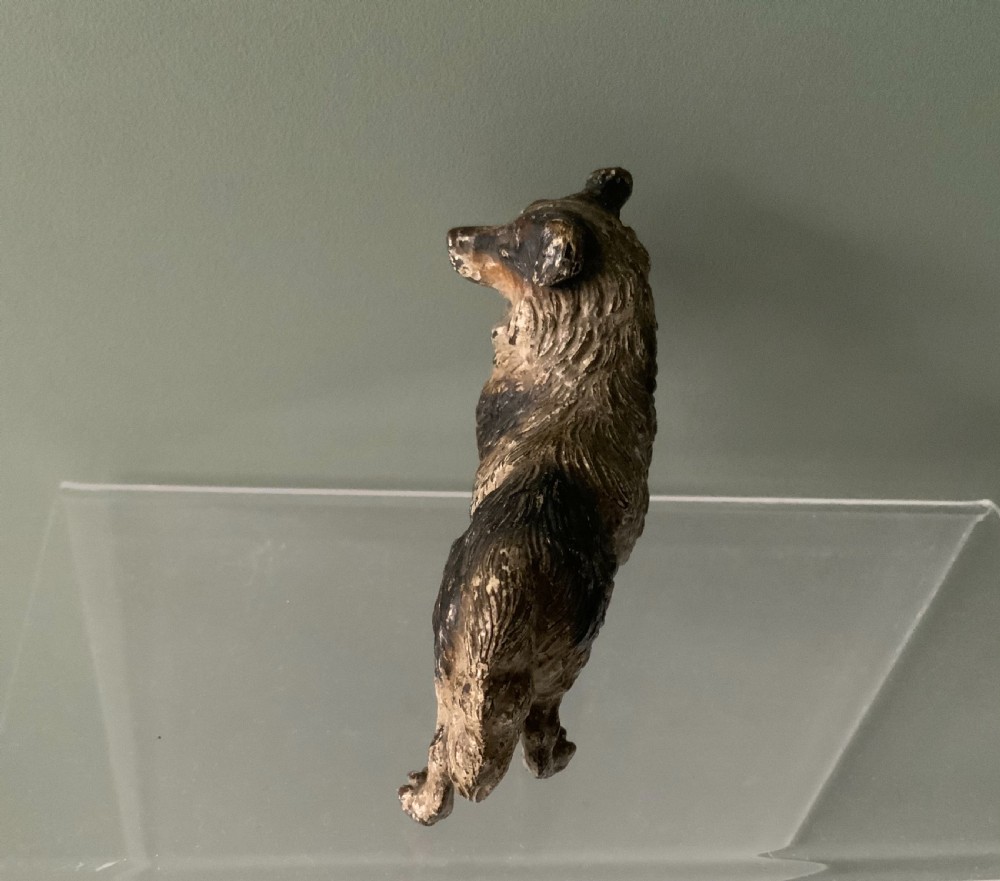 Cold painted bronze Collie View V