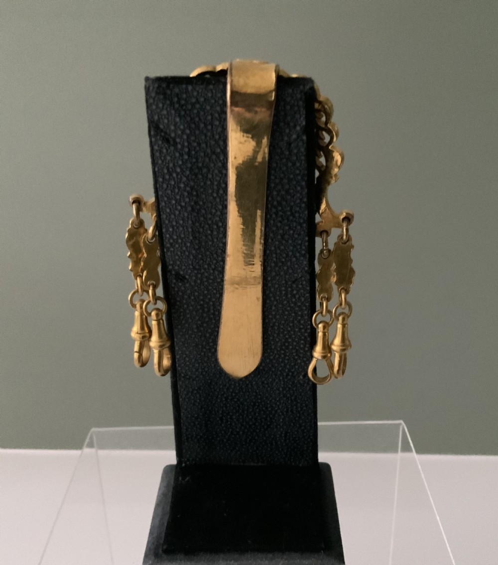 Early 19th Century gilt metal watch chatelaine View III