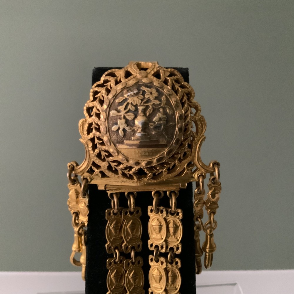 Early 19th Century gilt metal watch chatelaine View VI