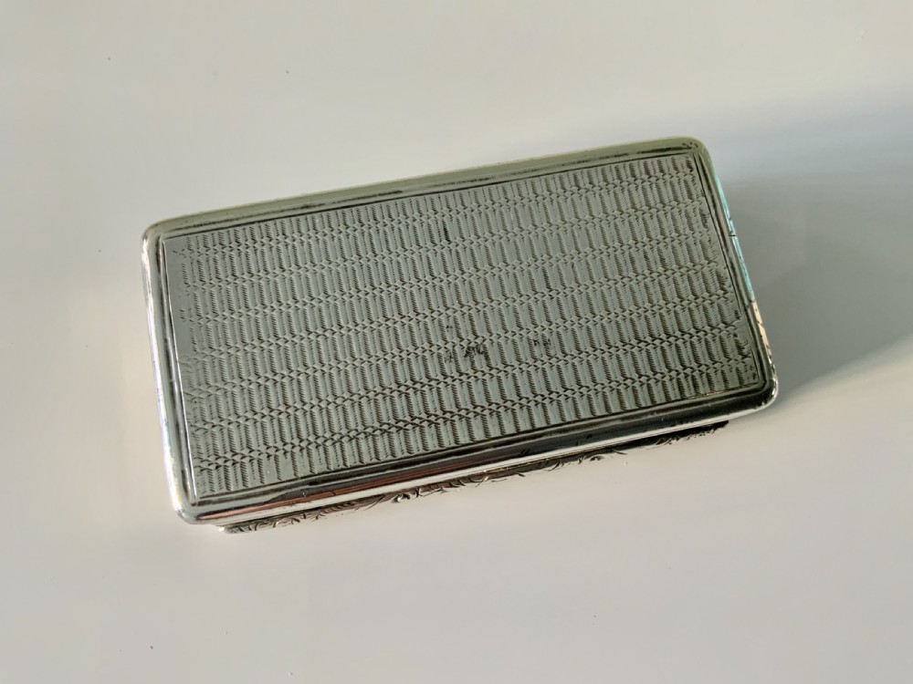 Georgian silver snuff box View II
