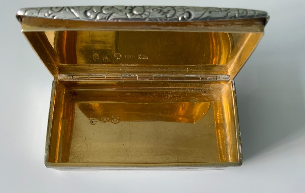 Georgian silver snuff box View VI