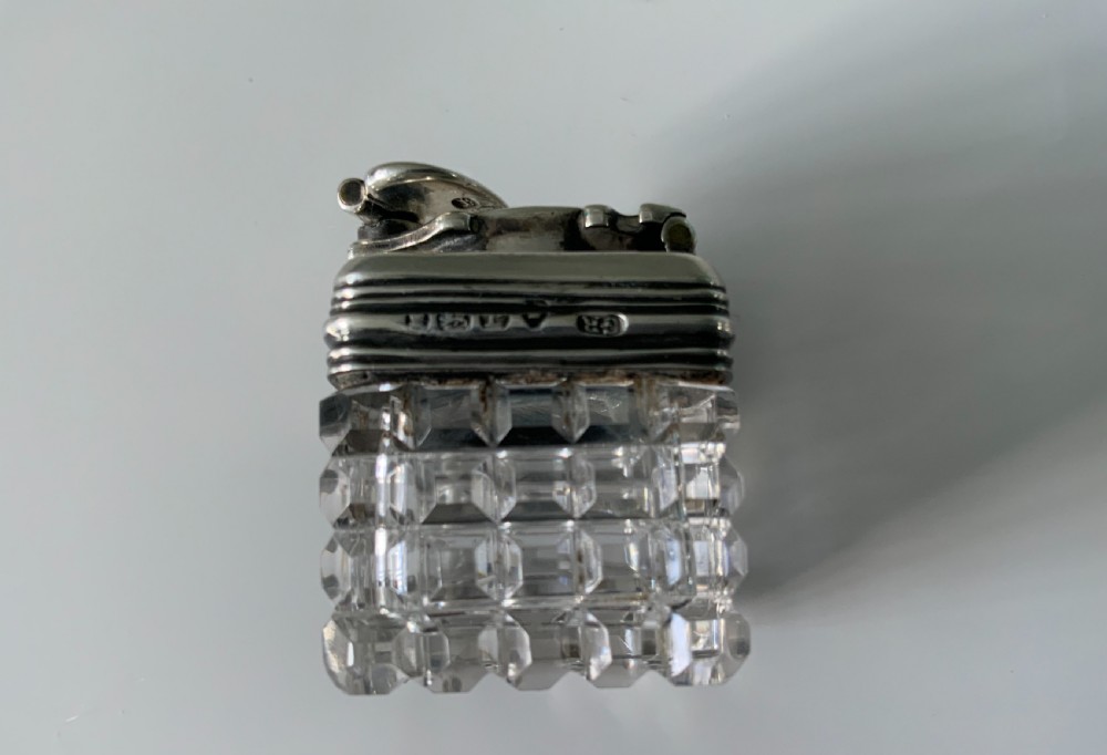 Very small Georgian travelling inkwell View IV