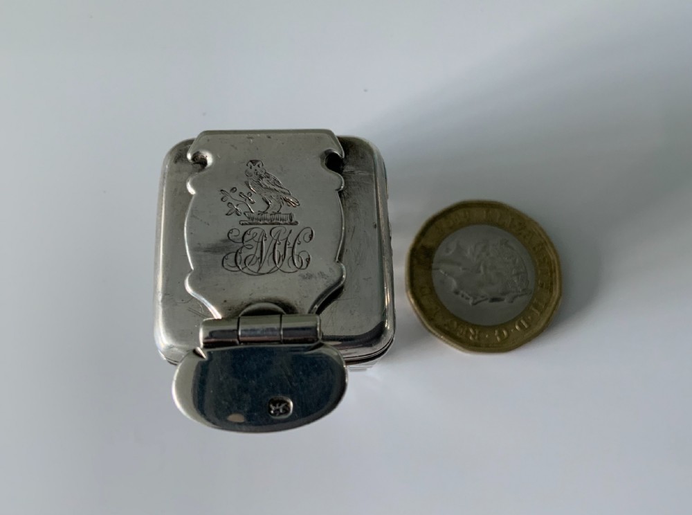 Very small Georgian travelling inkwell View VI