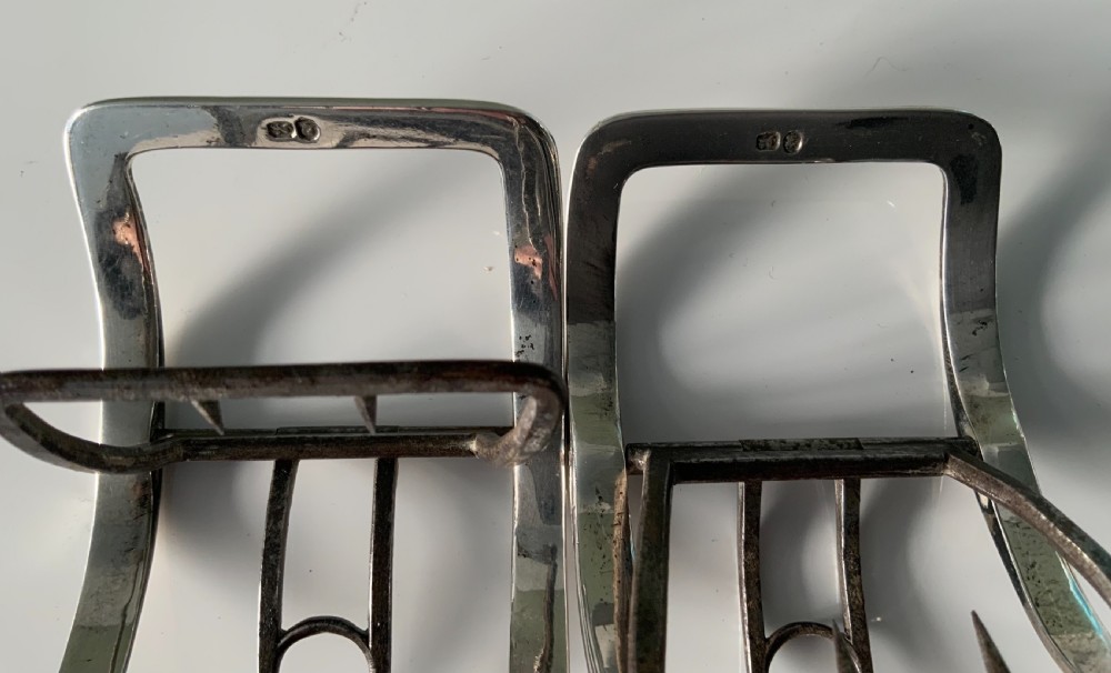 Pair of Georgian silver buckles View IV