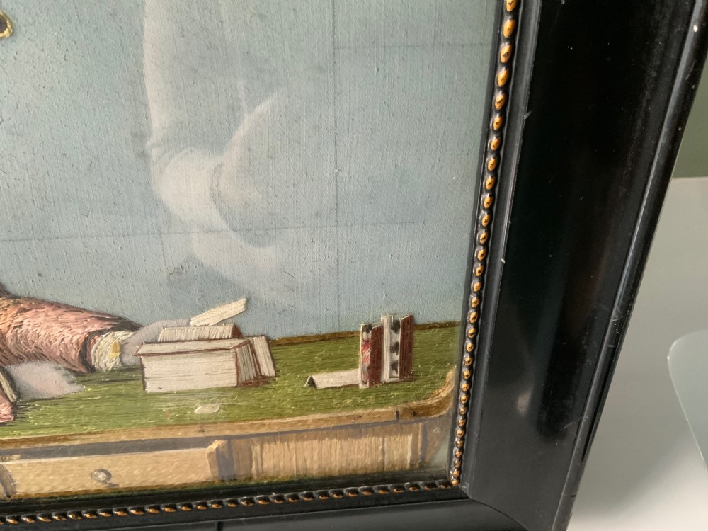 19th Century silk picture View III