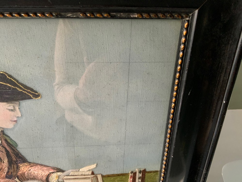 19th Century silk picture View IV