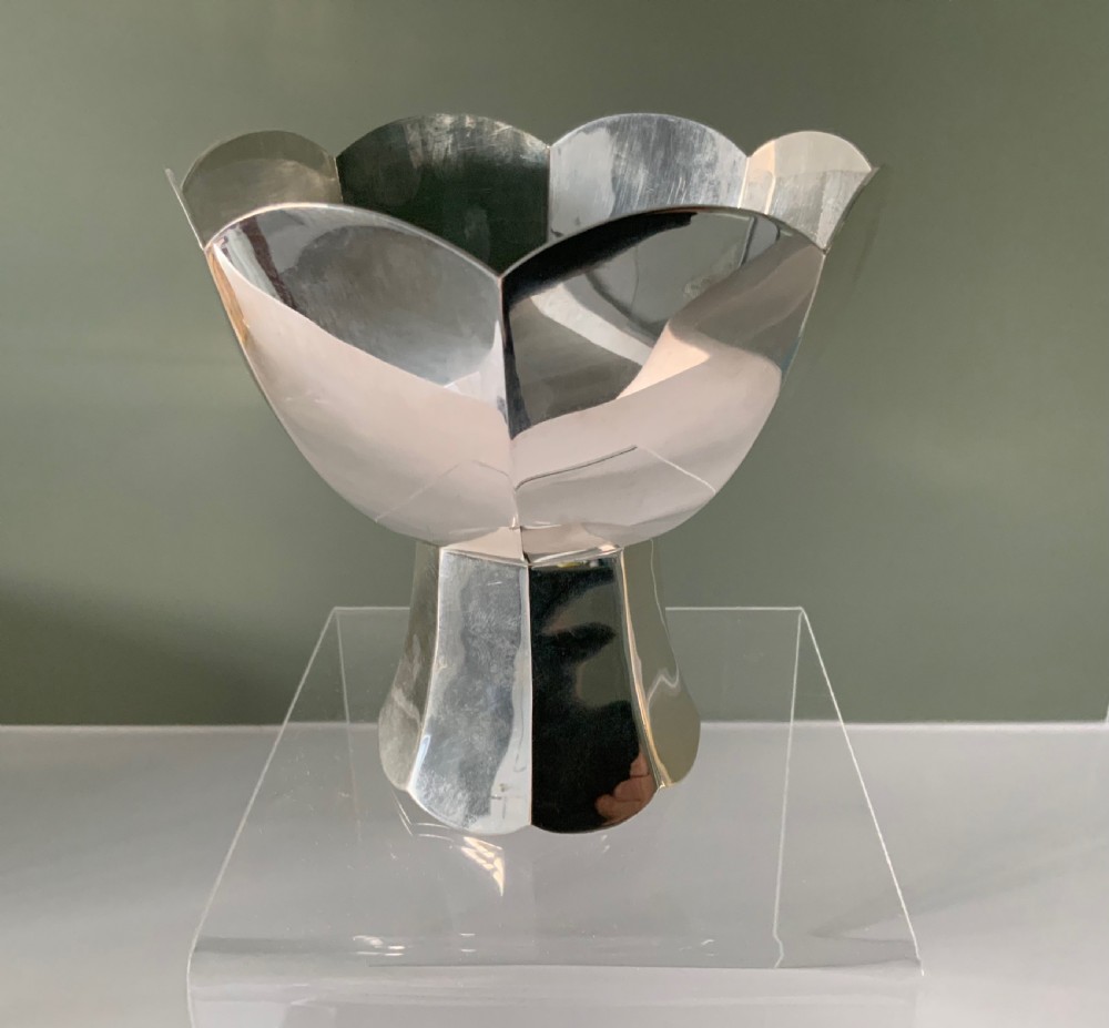 Arts & Crafts pedestal dish
