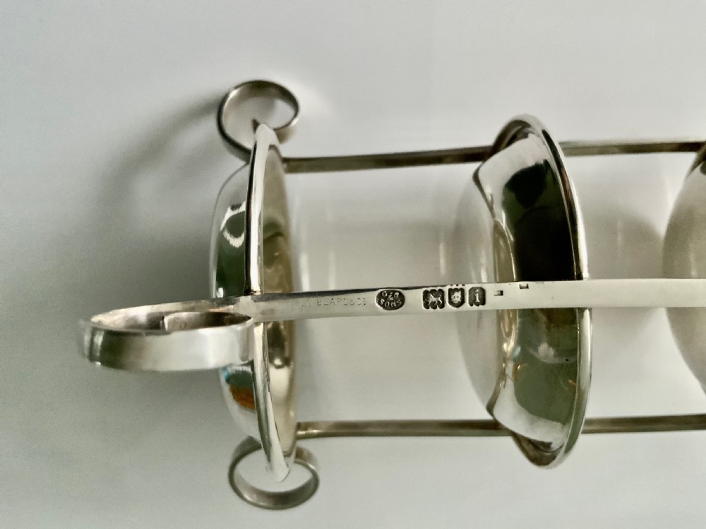 Silver tiered ring tray retailed by Kirby Beard & Sons View II