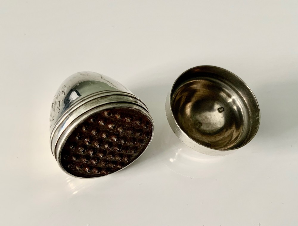 Georgian silver nutmeg grater View III