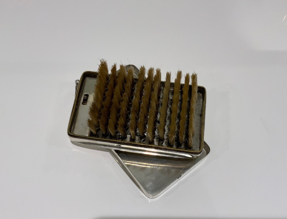 Asprey silver travelling brush View IV