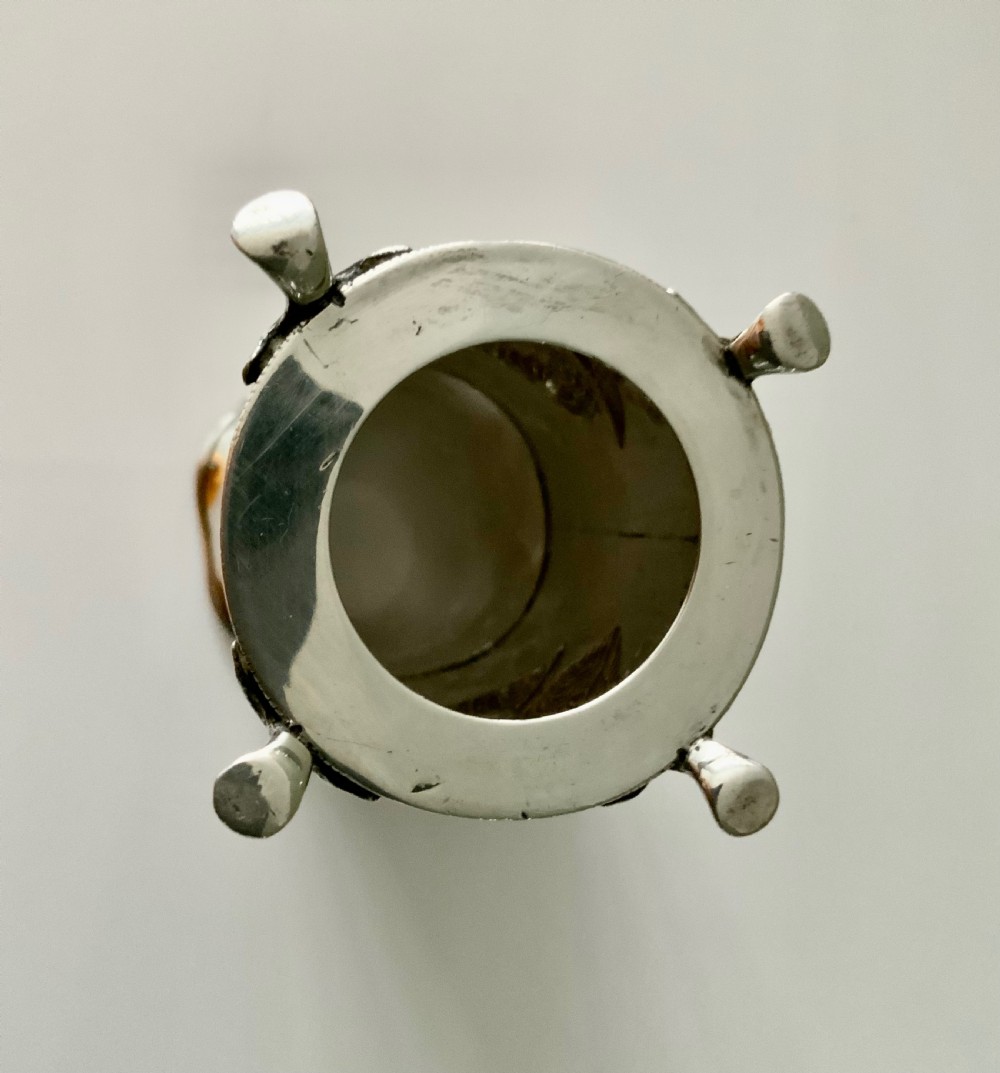 Reynolds Silver Scent bottle holder and bottle View V