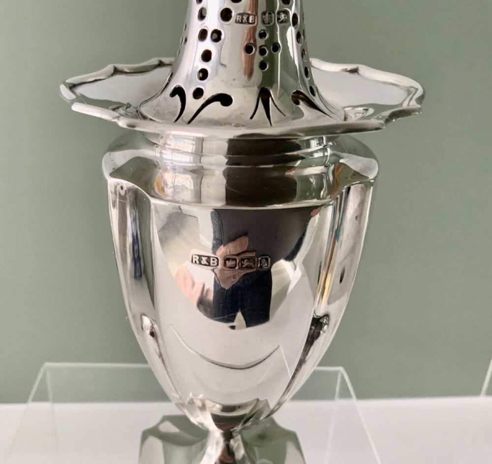 Silver sugar sifter View II