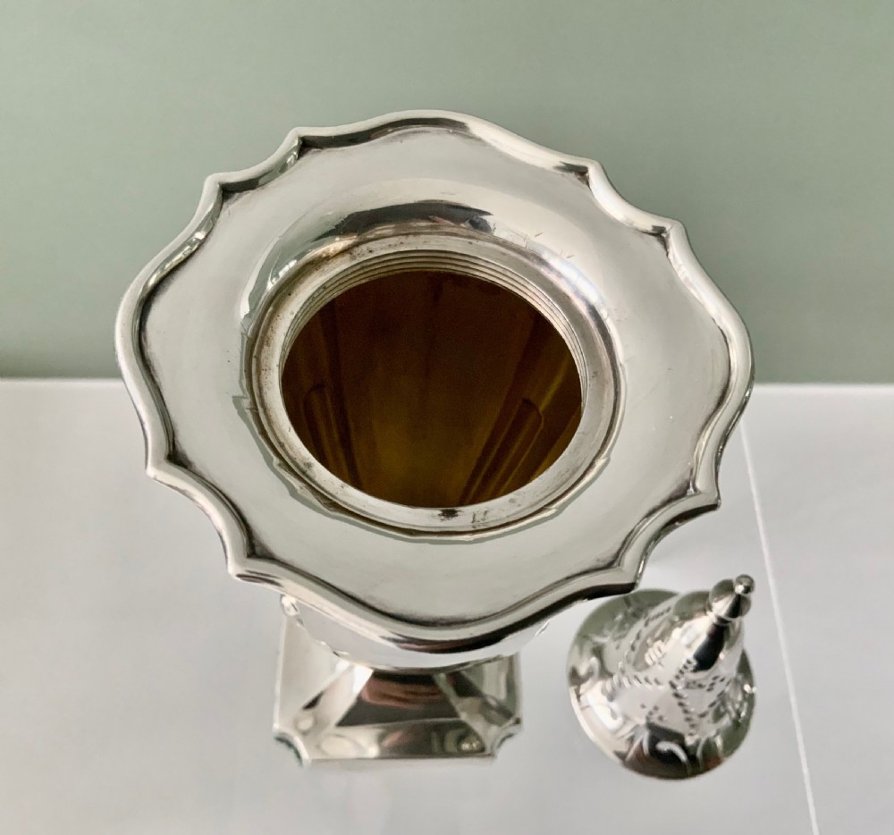 Silver sugar sifter View V