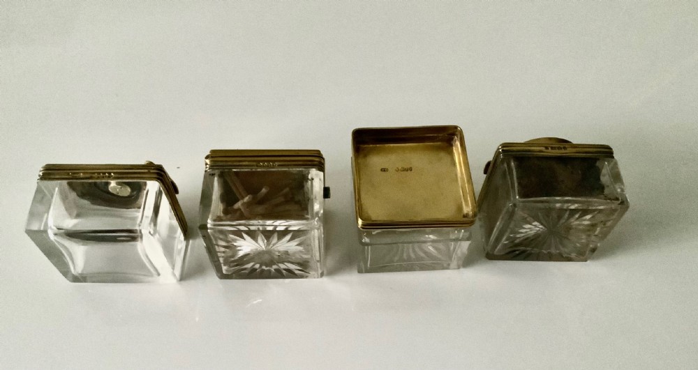 Superb silver boxed desk set - Baron Redesdale View V