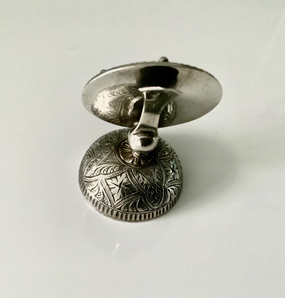 Victorian Scottish silver & agate menu holder View II