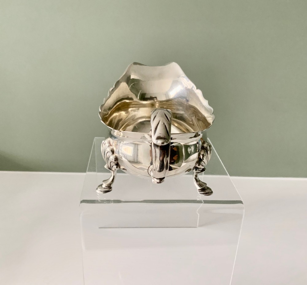 Silver sauce boat View II