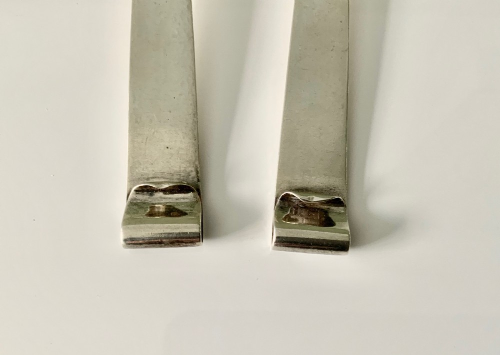 Arts & Crafts silver salad servers View VI