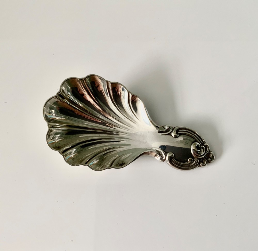 Silver caddy spoon - Sheffield