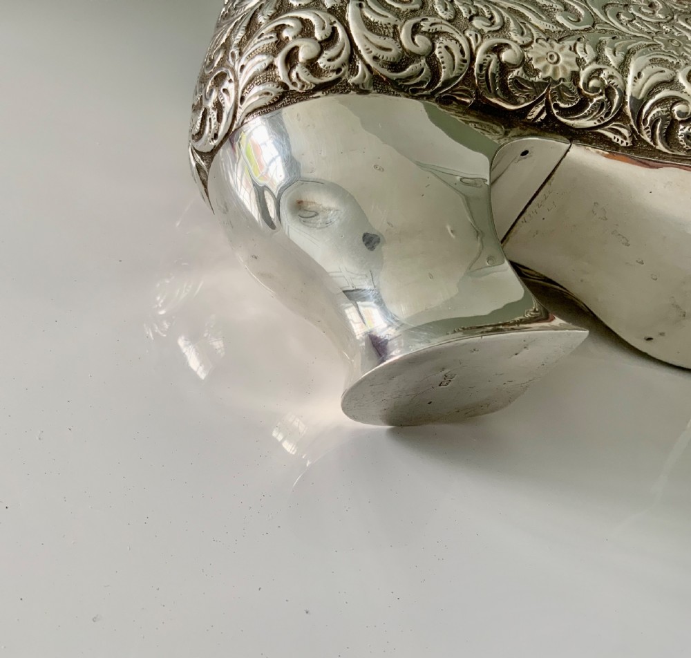 Large rare silver shoe - Chester 1908 View V