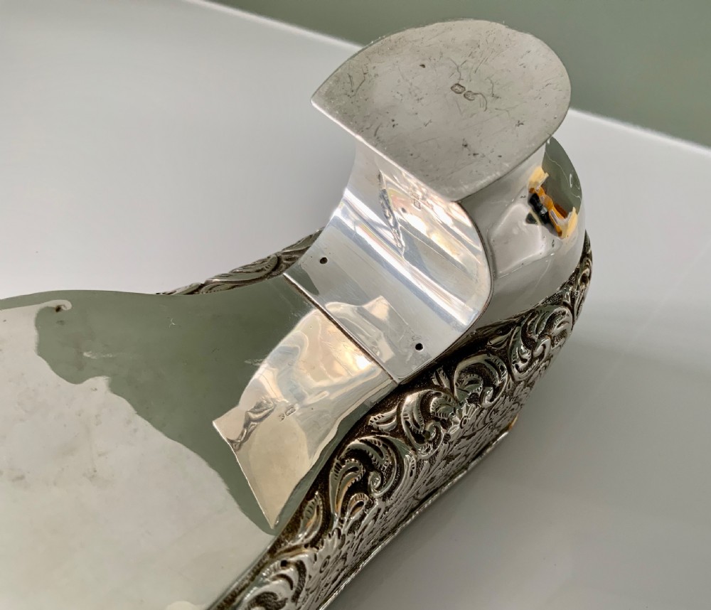 Large rare silver shoe - Chester 1908 View VII