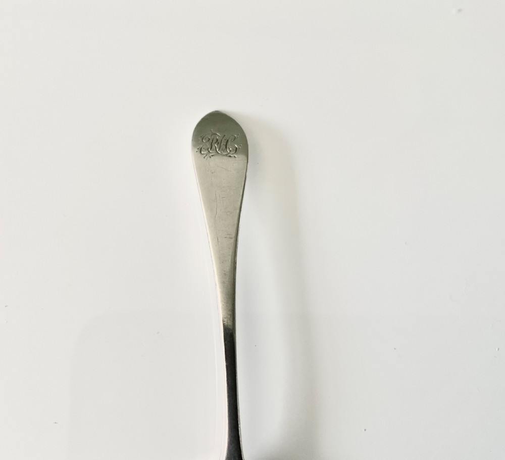 Irish Silver Georgian snuff spoon View IV