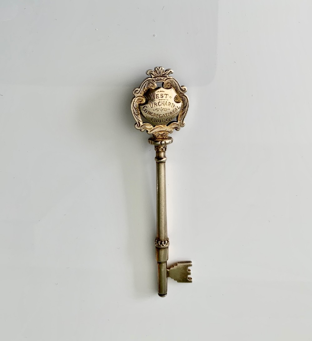 Chester silver gilt presentation key View III
