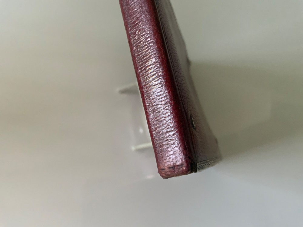 Georgian Morocco leather sewing etui View III