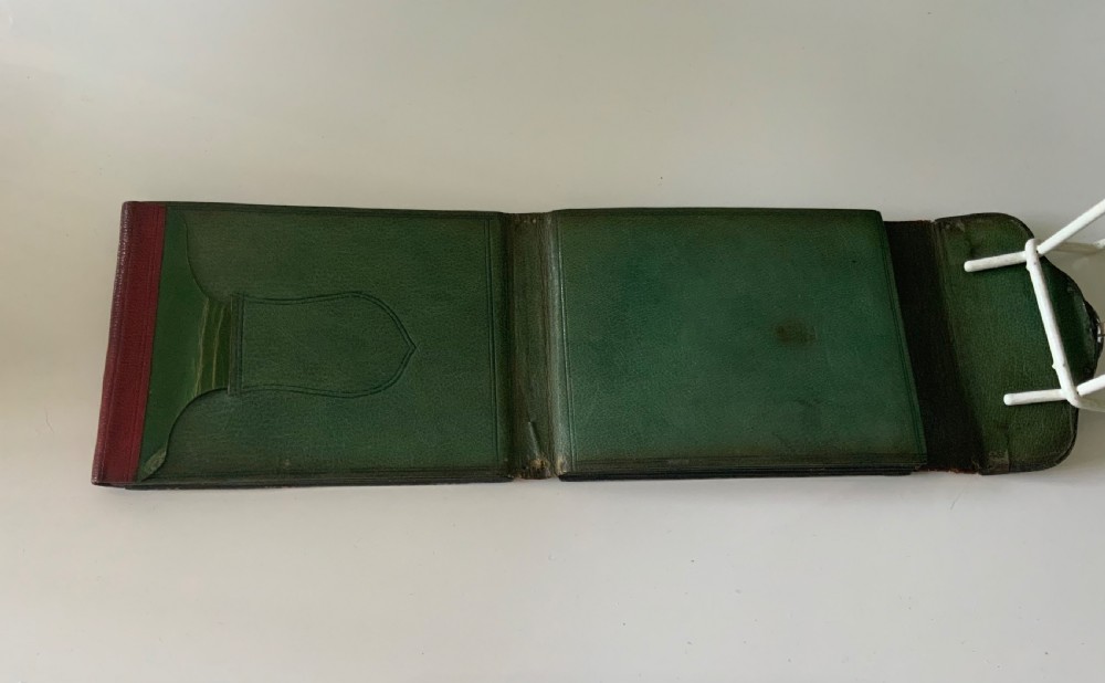 Georgian Morocco leather sewing etui View V