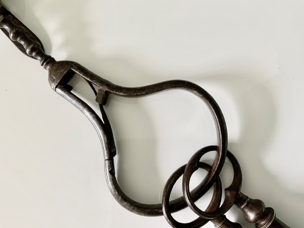 Mid 18th Century steel key chatelaine  View III