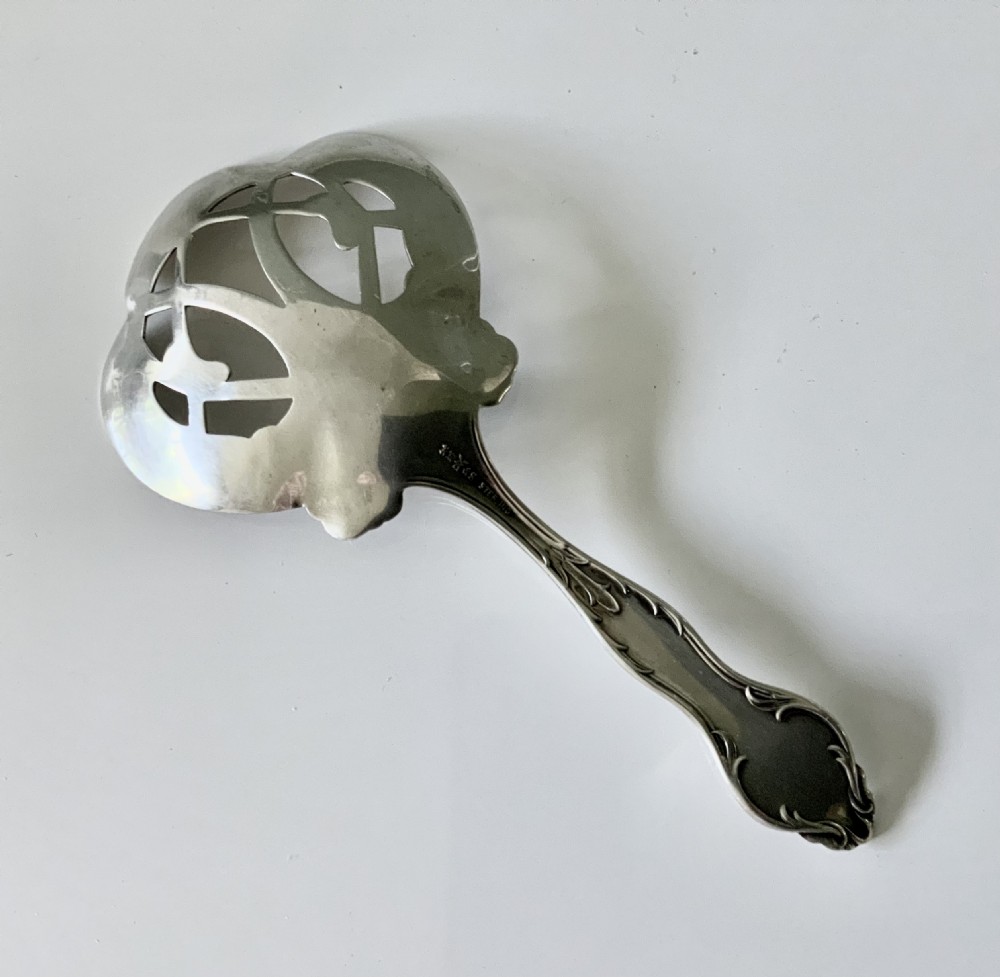 American silver art nouveau spoon View II