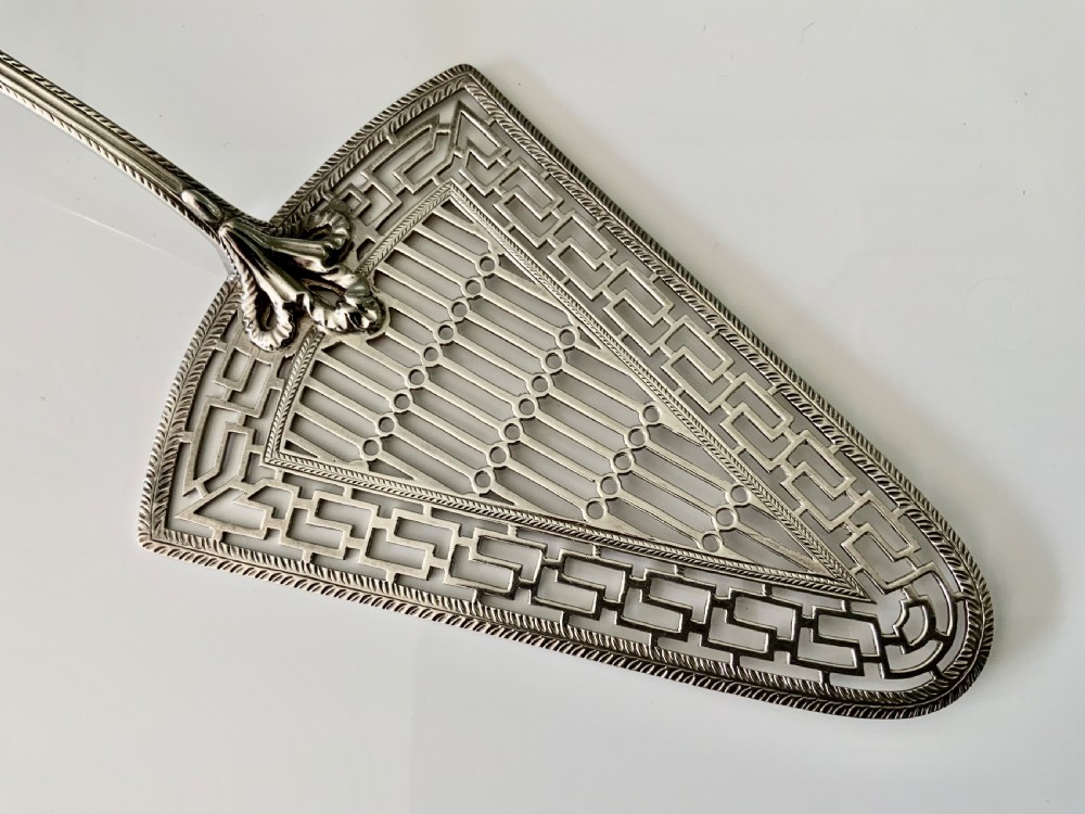 Silver fish slice or serving slice View IV