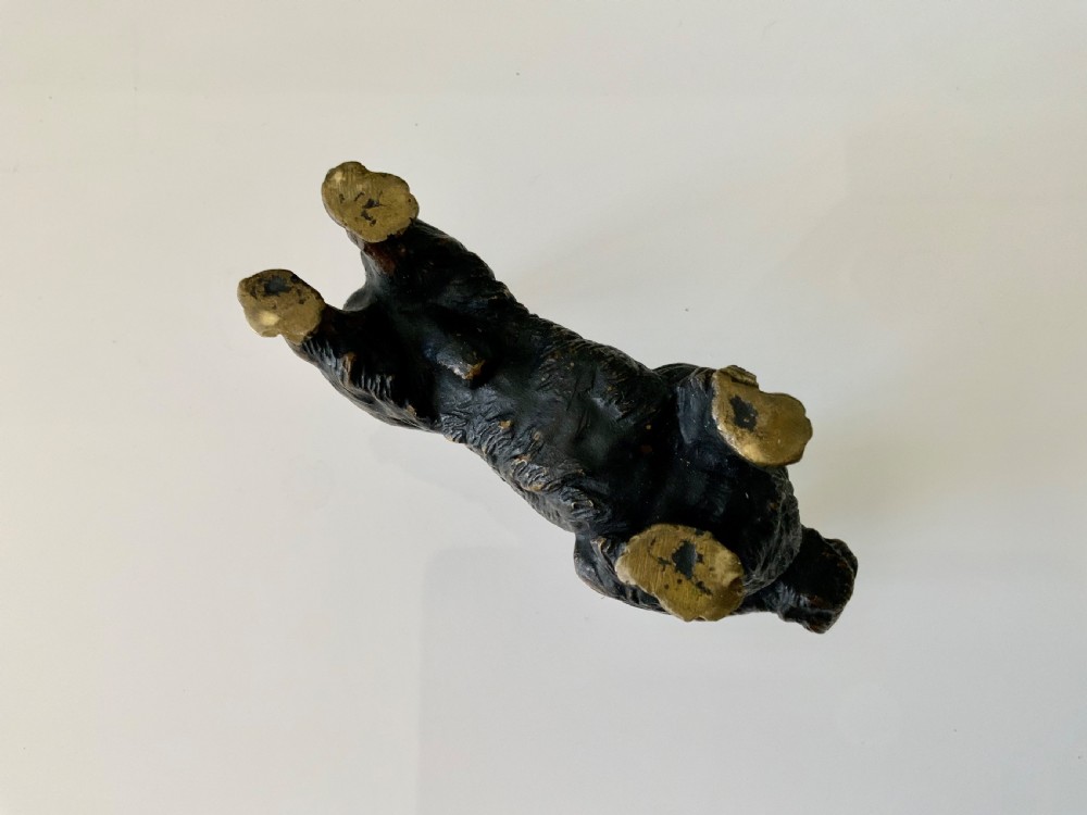 Cold Painted bronze Scottie Dog View VII