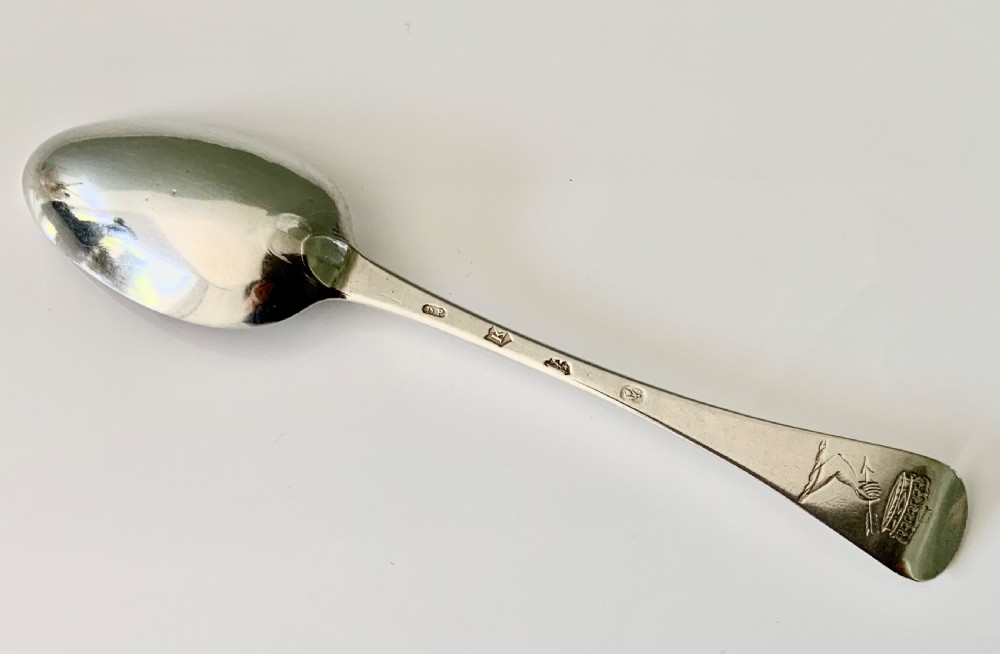 Irish silver tablespoon - Dublin View II
