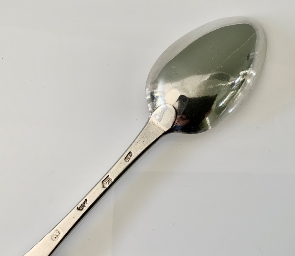 Irish silver tablespoon - Dublin View IV