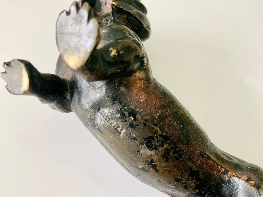 Bronze cold painted hound dog View IX