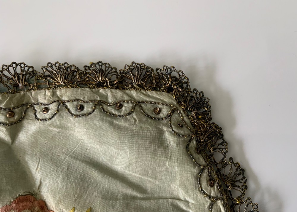 Georgian silk embroidery purse View IV