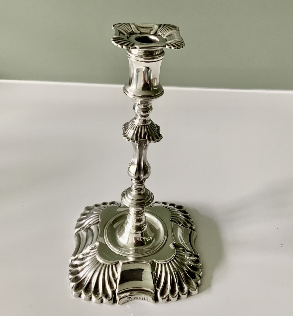 Silver taper stick - Thomas Bradbury