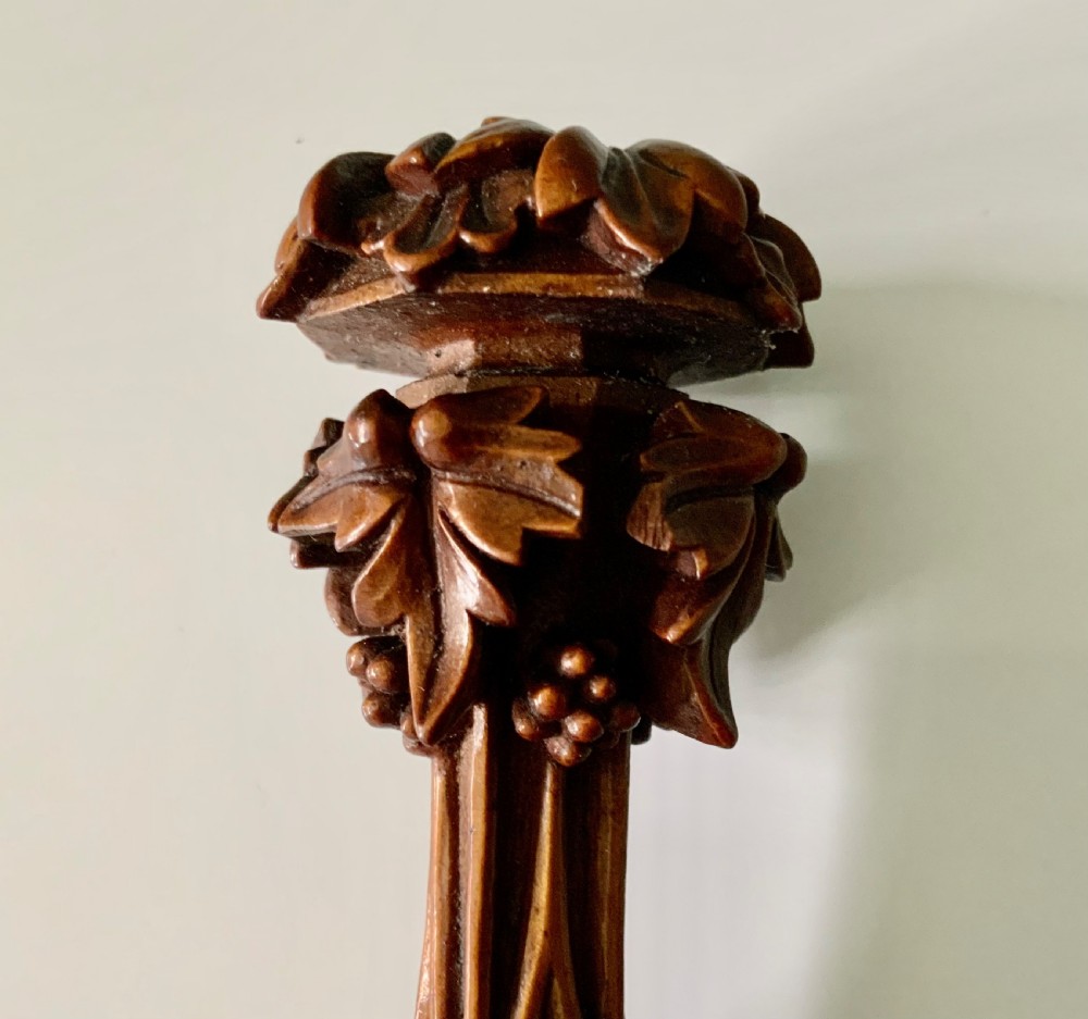 Carved wooden desk seal View II