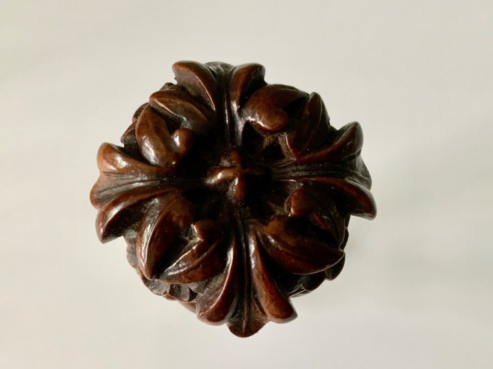 Carved wooden desk seal View IV