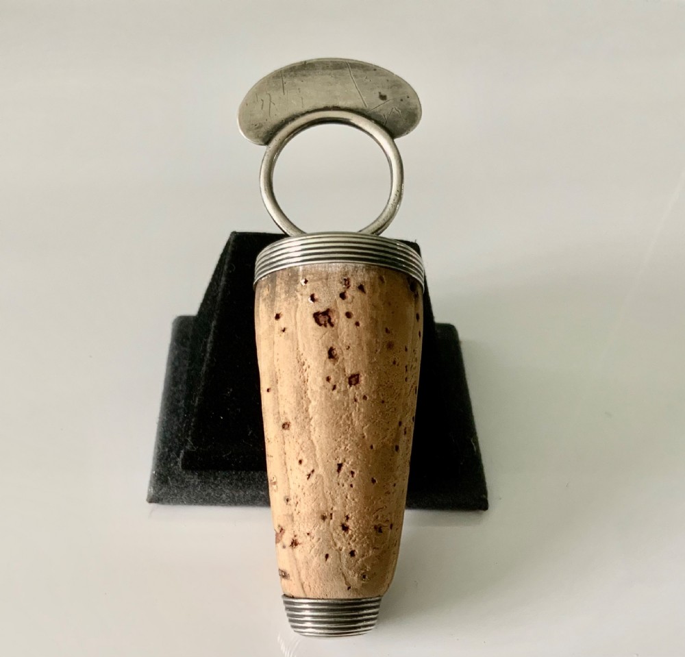 Georgian silver mounted cork RUM View II
