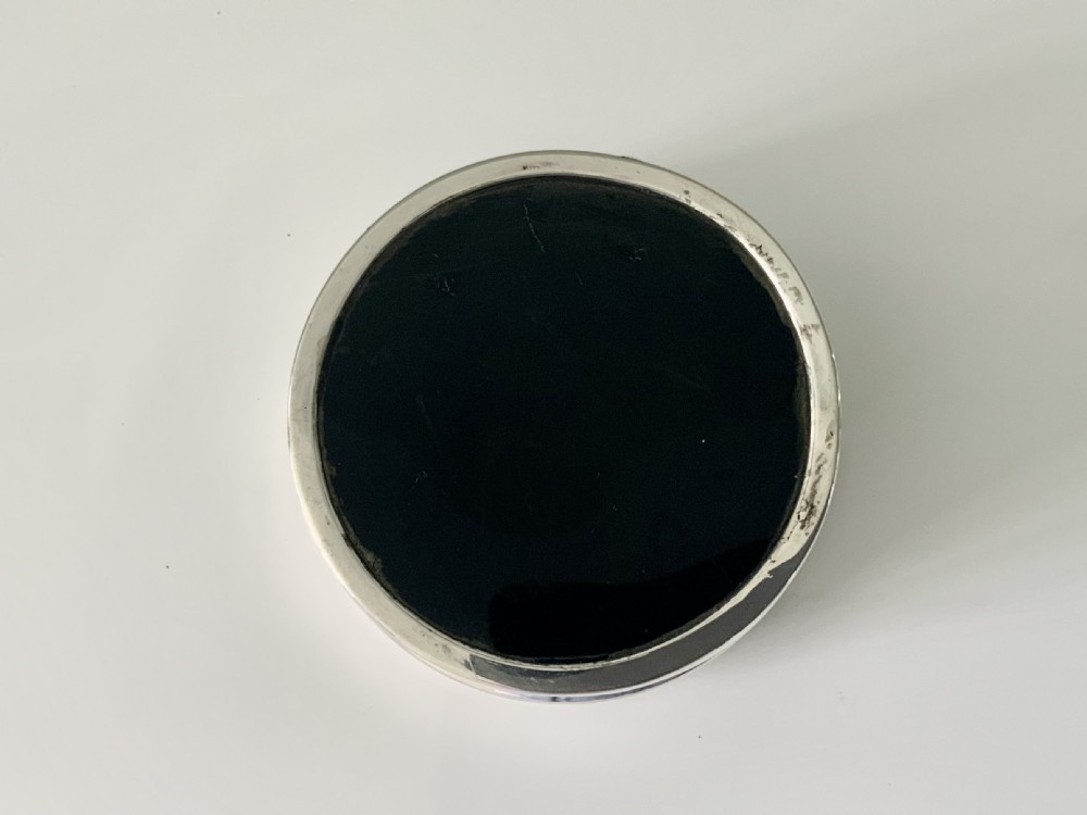 Silver & porcelain pin holder View VI